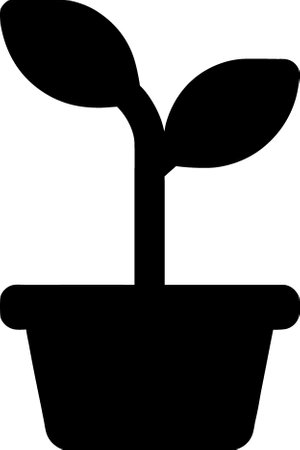 plant. web icon simple illustrationの写真素材