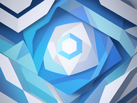 abstract geometric pattern with triangular low poly shape. 3d render illustrationの素材