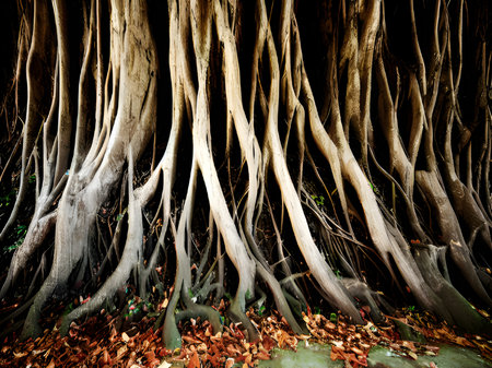 roots of a tropical forestの素材