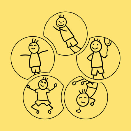 art happy family concept designの写真素材