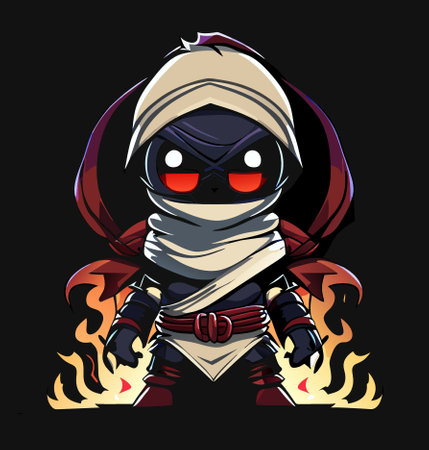 cute cartoon pirate skull on white backgroundの写真素材