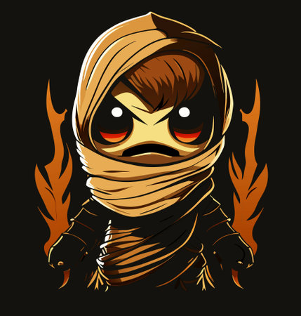 cute cartoon pirate skull on white backgroundの写真素材