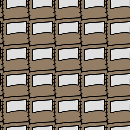 seamless pattern with a lot of empty white bookの写真素材