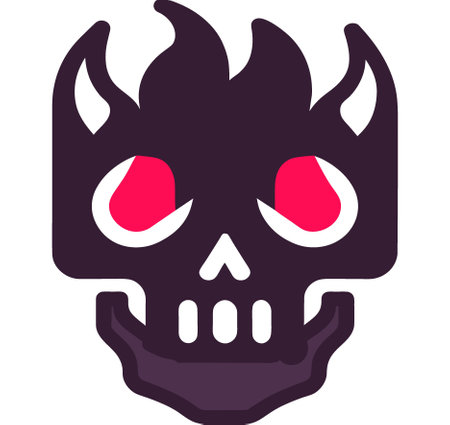 face skull. web icon simple illustration