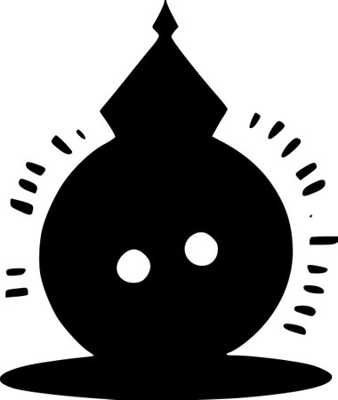 monster cartoon. web icon simple designの写真素材