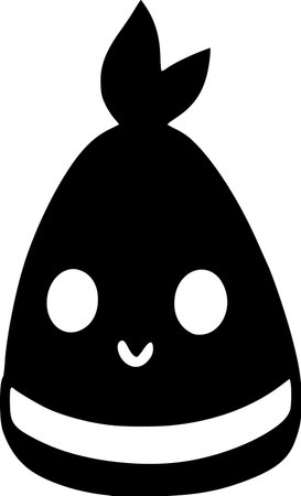 monster cartoon. web icon simple designの写真素材