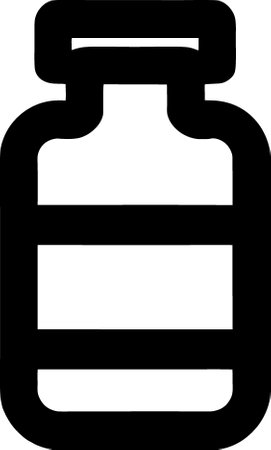 bottle. web icon simple illustrationの写真素材