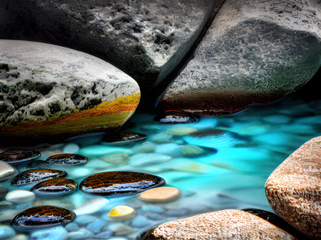 beautiful view of the seaの素材