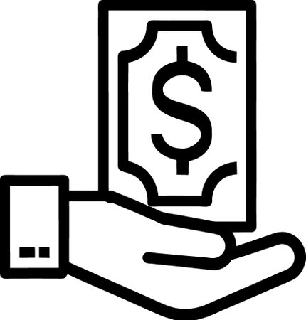 money. web icon simple illustrationの写真素材