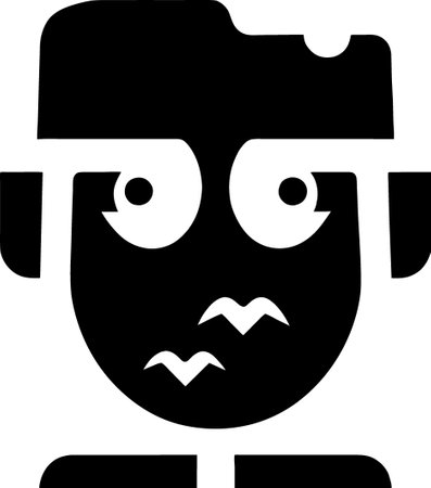 halloween icon, illustration on white backgroundの写真素材