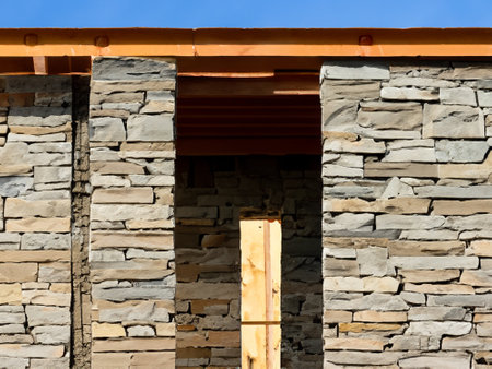 new construction site of new house under constructionの素材