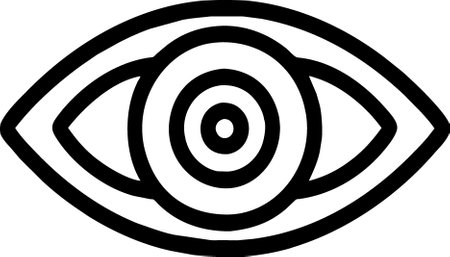 black and white of illustration of eyeの写真素材