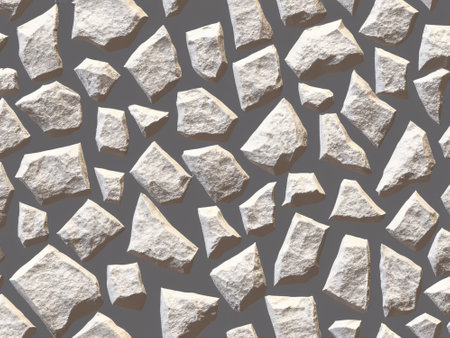 white and gray cubes stone backgroundの素材