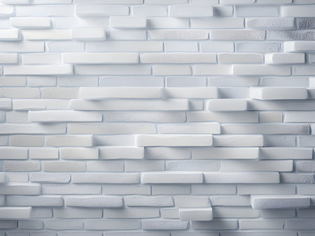 modern brick wall background, 3d renderingの素材