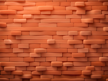 close up red brick wall texture.の素材