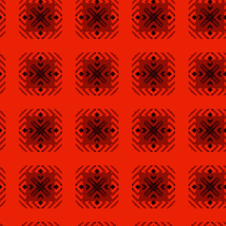 abstract geometric ornamental pattern. seamless design illustration.の写真素材