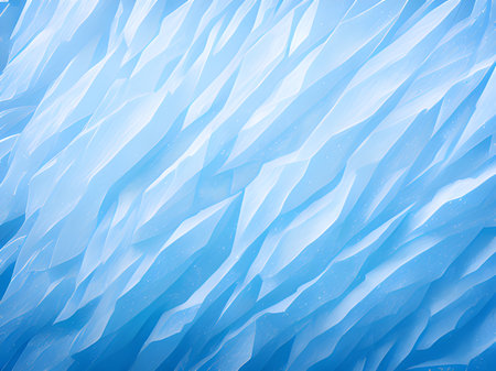 beautiful blue ice pattern, abstract acrylic background, texture, copy spaceの素材