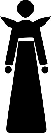 woman. web icon simple illustrationの写真素材