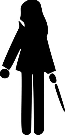 woman. web icon simple illustrationの写真素材