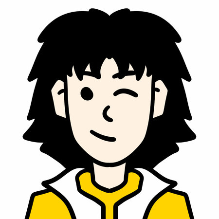 cute man cartoon on white background