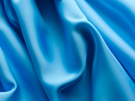 abstract blue fabric background, textureの素材