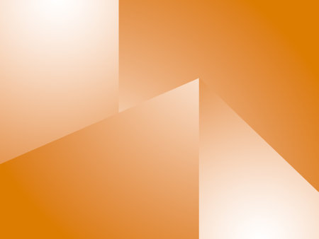 Abstract orange gradient background with shadow. Vector illustration. Can be used for wallpaper, web page background, web banners.の写真素材