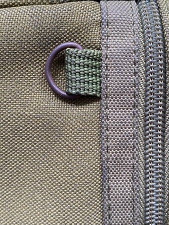 close - up of a green fabric background
