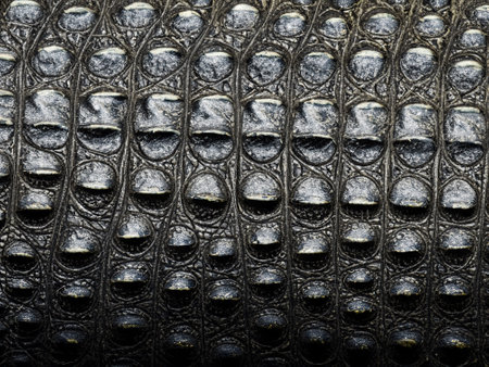 close up crocodile skin texture backgroundの素材