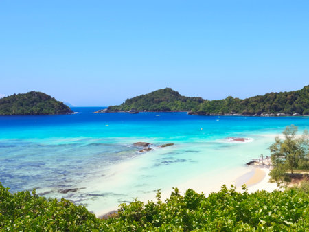 beautiful view of the seaの素材