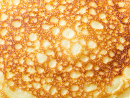 pancakes in macro close upの素材