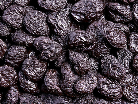 background of chocolate prunes textureの素材