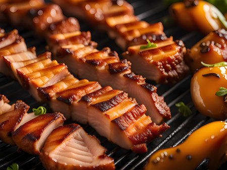 grilled pork belly, delicious foodの素材