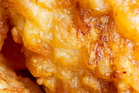 close up of a delicious chicken nuggetsの素材