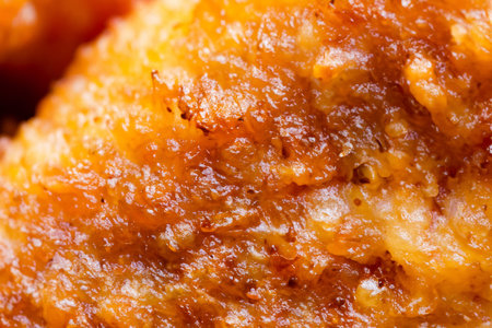 close up of a delicious chicken nuggetsの素材