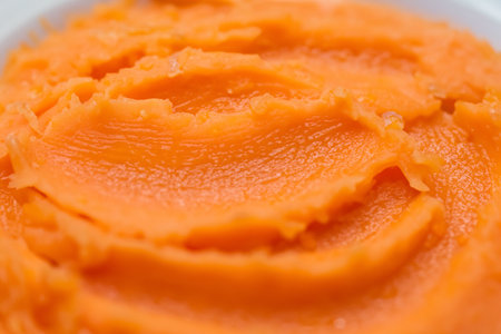 fresh carrot butter in the bowl.の素材