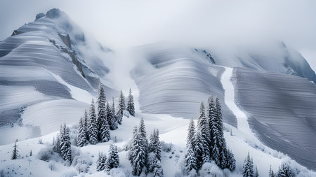 Awesome Beautiful Mountain tourism vacationの素材