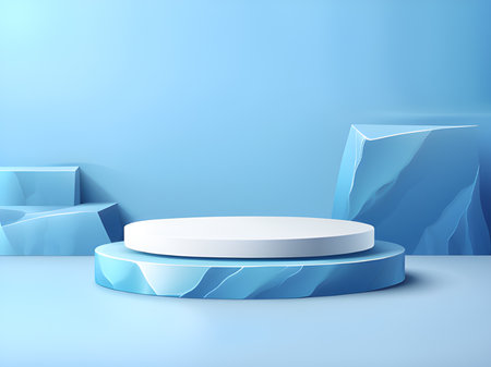 abstract background with geometric shapes. 3d illustration.の素材