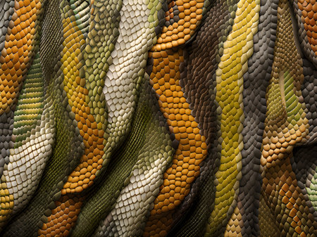 background of snake skin textureの素材