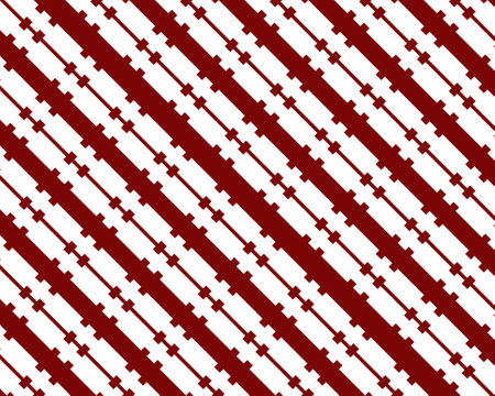 red and white chevron diagonal stripes pattern background design suitable for fashion textiles,...