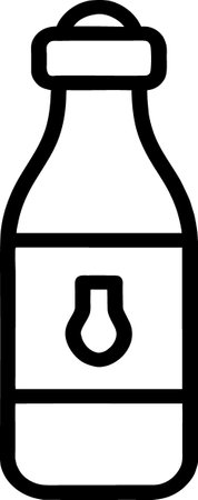 a bottle of liquid on white backgroundの写真素材