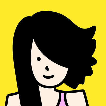 a woman with a smile on her faceの写真素材