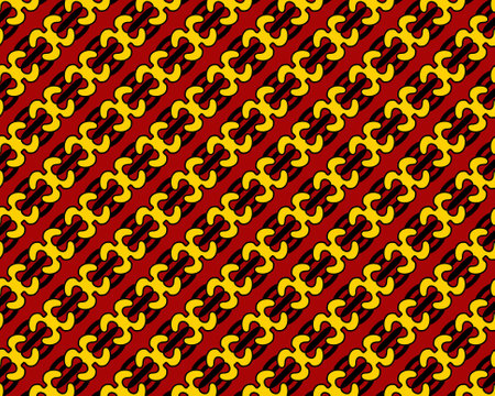 pattern of abstract shapes and signs