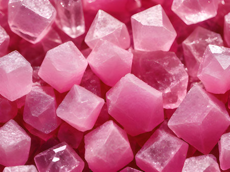 pink crystal mineral background textureの素材