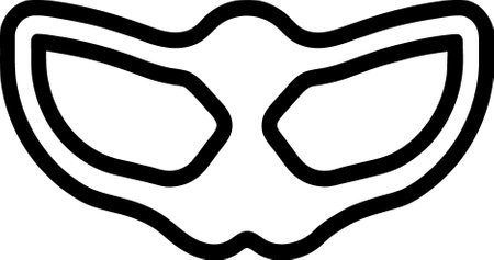 art face mask. simple designの写真素材