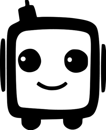 robot. web icon simple illustrationの写真素材