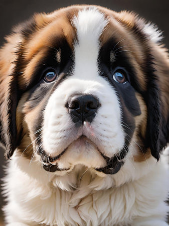 cute dog portrait close upの素材