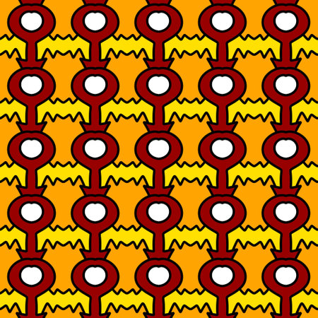 seamless pattern with geometric shapes. backgroundの写真素材