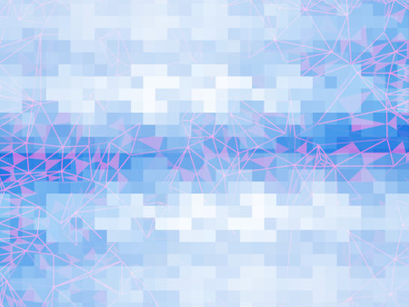 abstract geometric background of polygonal mosaic
