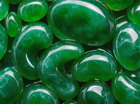 close up of a jade stone textureの素材