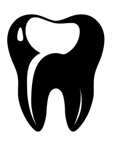 human teeth icon illustration designの写真素材